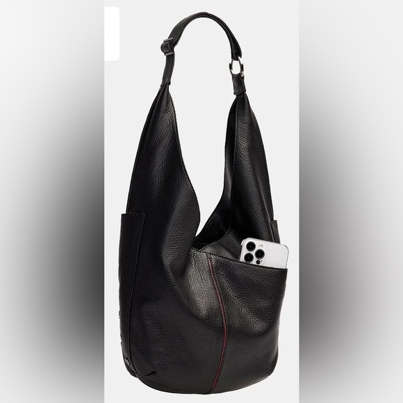 NWT, Hammitt Tom Zip Hobo Bag & 110 North Wallet in Black/Gunmetal - Picture 10 of 10